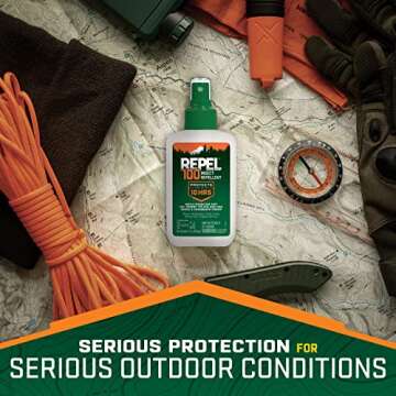 Repel 100 Insect Repellent: 10-Hour Protection Against Mosquitoes, Ticks & More