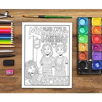 Wine Life: Snarky Adult Colouring Book for Wine Lovers