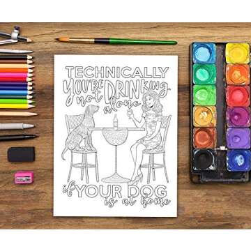 Wine Life: Snarky Adult Colouring Book for Wine Lovers