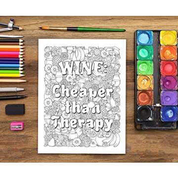 Wine Life: Snarky Adult Colouring Book for Wine Lovers