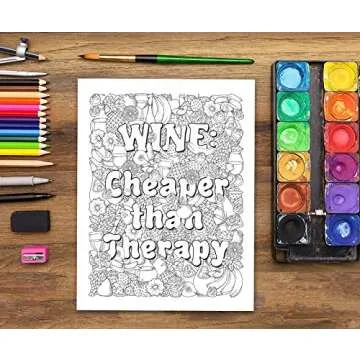 Wine Life: Snarky Adult Colouring Book for Wine Lovers