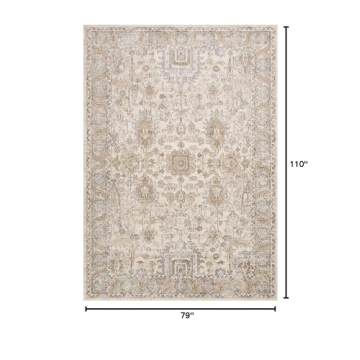 Loloi Teagan Ivory Sand Area Rug Soft Durable Stylish