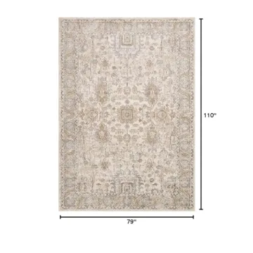 Loloi Teagan Ivory Sand Area Rug Soft Durable Stylish