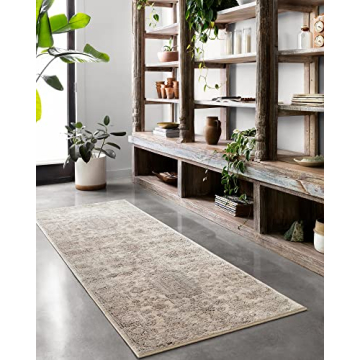 Loloi Teagan Ivory Sand Area Rug Soft Durable Stylish