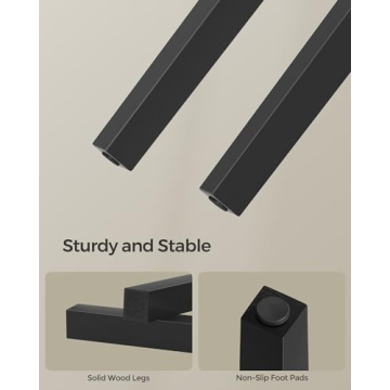 SONGMICS Adjustable Piano Bench with Storage for Musicians