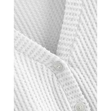 Shop Floerns Women's Stylish V Neck Cardigan Sweater