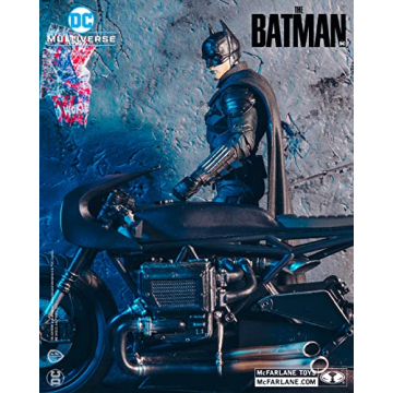 McFarlane DC Batcycle Collectible Action Vehicle