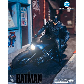 McFarlane DC Batcycle Collectible Action Vehicle
