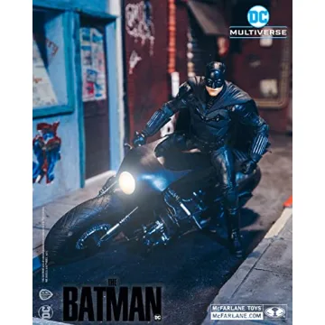 McFarlane DC Batcycle Collectible Action Vehicle
