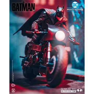 McFarlane DC Batcycle Collectible Action Vehicle