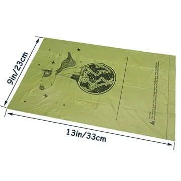 Ley's Dog Poop Bags 360 Count, Biodegradable Poop bags Extra Thick Strong, Eco-Friendly Dog Waste Bag, Doggie Bag Refill Rolls