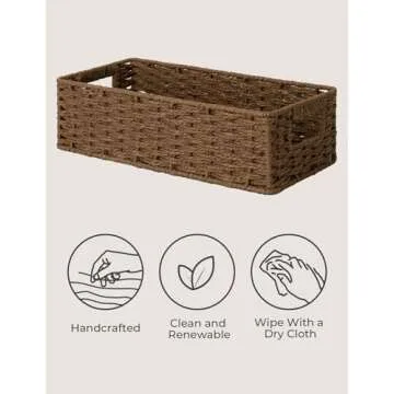 Eco-Friendly StorageWorks Toilet Tank Tray for Bathrooms