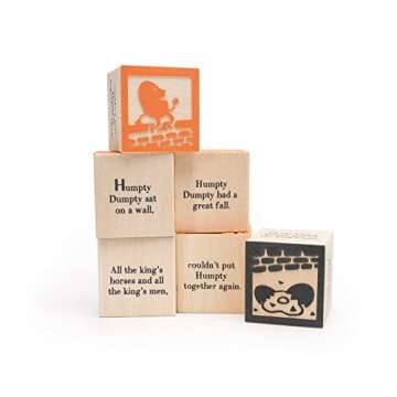 Uncle Goose Nursery Rhyme Blocks for Infants and Toddlers