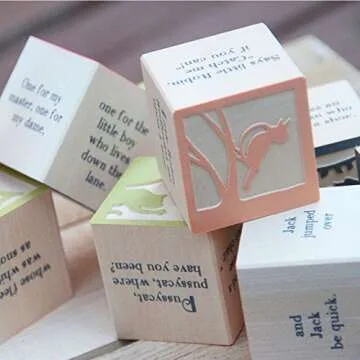 Uncle Goose Nursery Rhyme Blocks for Infants and Toddlers