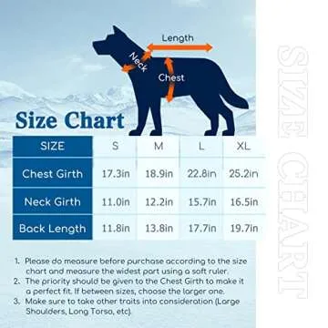 Dog Jacket, Nobleza Waterproof & Windproof Fleece Lined Dog Winter Coat with Leash Hole, Fashion Personality Dog Cold Weather Coats for Cold, Wet, Windy and Snowy Day(Orange M)