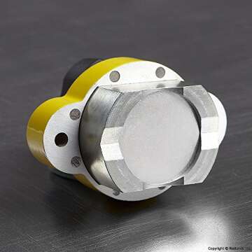 Magswitch MagJig 95 Magnetic Woodworking and Welding Base Clamp Holder for Wood Working Supplies, Accessories, Tools and Equipment, Magnet Switch with On/Off Capabilities, 95 lb Holding Force, Yellow