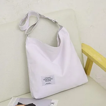 Covelin Women's Retro Canvas Shoulder Bag Large Size