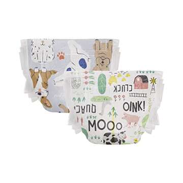 The Honest Company Clean Conscious Diapers | Plant-Based, Sustainable | Barnyard Babies + It’s A P...