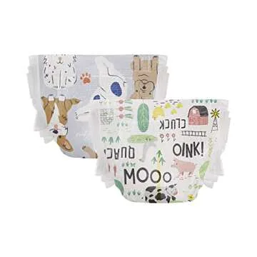 The Honest Company Clean Conscious Diapers | Plant-Based, Sustainable | Barnyard Babies + It’s A P...