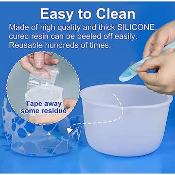 Teexpert Silicone Resin Measuring Cups Tool Kit - Ultimate Crafting Set