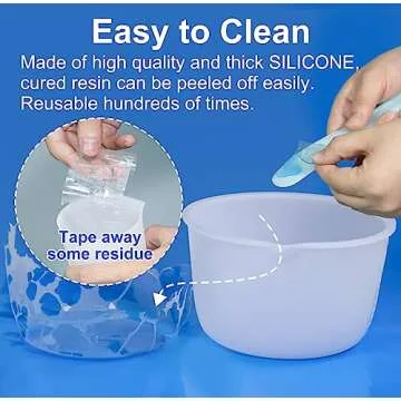 Teexpert Silicone Resin Measuring Cups Tool Kit - Ultimate Crafting Set