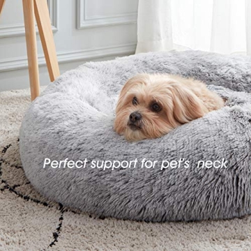 Western Home Calming Dog & Cat Bed Cozy Donut Cuddler