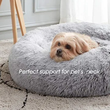 Western Home Calming Dog & Cat Bed Cozy Donut Cuddler