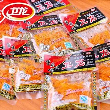 Set of 30 packs Chinese Special Spicy Snack Food Wei Long La Tiao Weilong Latiao 28g30 Pack