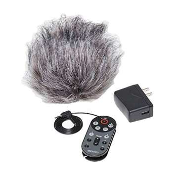 Zoom H6 All Black 6-Input /6-Track Portable Handy Recorder with Single Mic Capsule Bundle with 2X 32GB Memory Card + Protective Case + 4 AA Batteries and Charger + Accessories (7 Items)