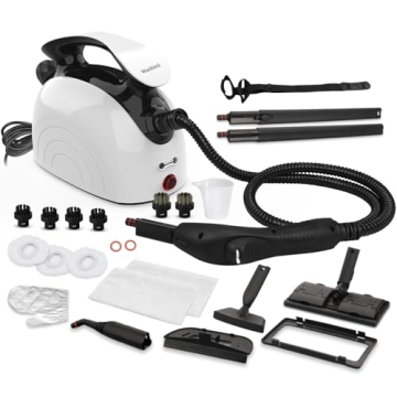 Waitbird Steam Cleaner with 21 Accessories - Natural Deep Cleaning for Home & Auto