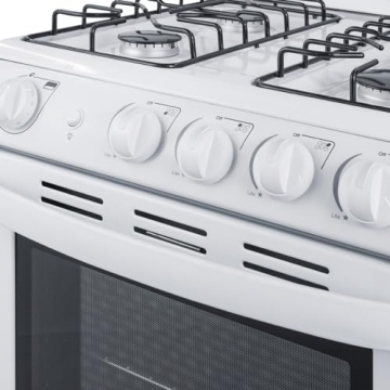 Summit 20 Gas Range with 4 Burners for Small Kitchens