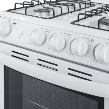 Summit 20 Gas Range with 4 Burners for Small Kitchens