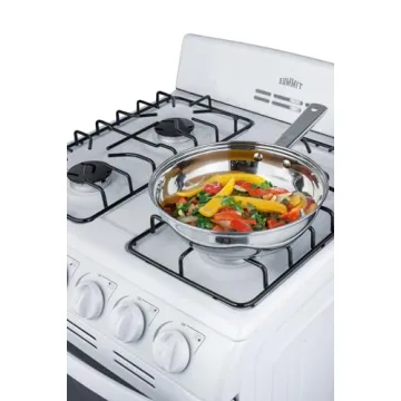 Summit 20 Gas Range with 4 Burners for Small Kitchens