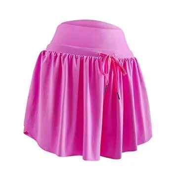 Flowy Shorts for Women Gym Yoga Athletic Workout Running Spandex Cute Comfy Lounge Sweat Skirt Womens Summer Preppy Clothes(xs, Black)