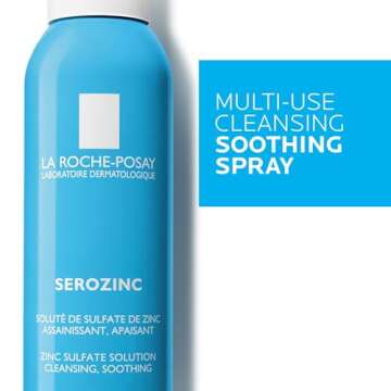 La Roche-Posay Serozinc Face Toner for Oily Skin with Zinc, Mattifying Face Spray and Acne Prone Ski...