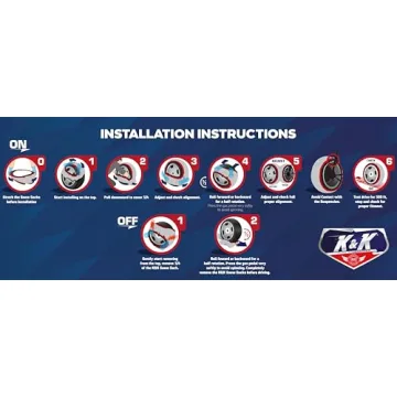 K&K Pro Series Snow Socks Winter Traction Solution