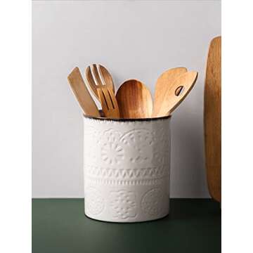 DOWAN Kitchen Utensil Holder - Extra Large & Stylish