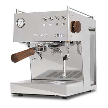 Ascaso Steel UNO PID Programmable Espresso Machine w/Volumetric Controls, Single Thermoblock, 120V (...