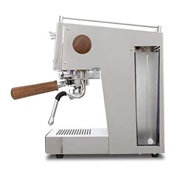 Ascaso Steel UNO PID Programmable Espresso Machine w/Volumetric Controls, Single Thermoblock, 120V (Stainless Steel)