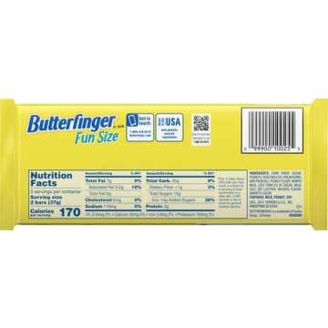 Butterfinger Fun Size Bars – 6 Pack Tray for Snacking