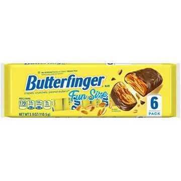 Butterfinger Fun Size Bars – 6 Pack Tray for Snacking