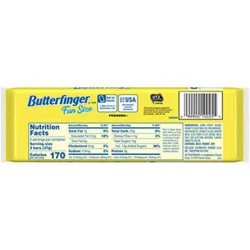 Butterfinger Fun Size Bars – 6 Pack Tray for Snacking