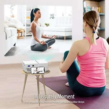 Affordable Vamvo L4200 Mini Projector with HD Quality