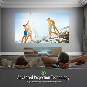 Affordable Vamvo L4200 Mini Projector with HD Quality
