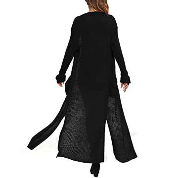 Kistore Women’s Cozy Thick Knit Long Cardigan for Winter