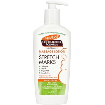 Palmer's Cocoa Butter Formula Massage Lotion For Stretch Marks, Pregnancy Skin Care, Belly Cream wit...