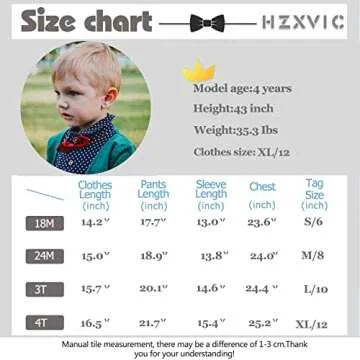 HZXVic Toddler Boy Gentleman Outfits Suit,Baby Tuxedo Dress Shirt with Bowtie + Pants Clothes Sets (Green, 18M)