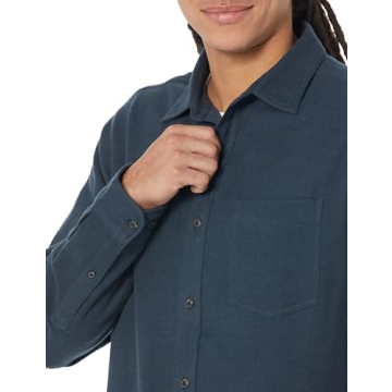 Amazon Essentials Men's Long-Sleeve Flannel Shirt (Available in Big & Tall)