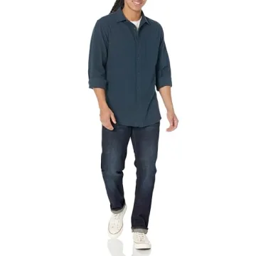 Amazon Essentials Men's Long-Sleeve Flannel Shirt (Available in Big & Tall)