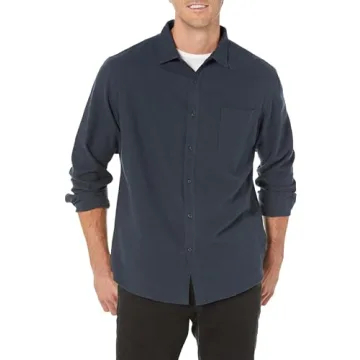 Amazon Essentials Men's Long-Sleeve Flannel Shirt (Available in Big & Tall)